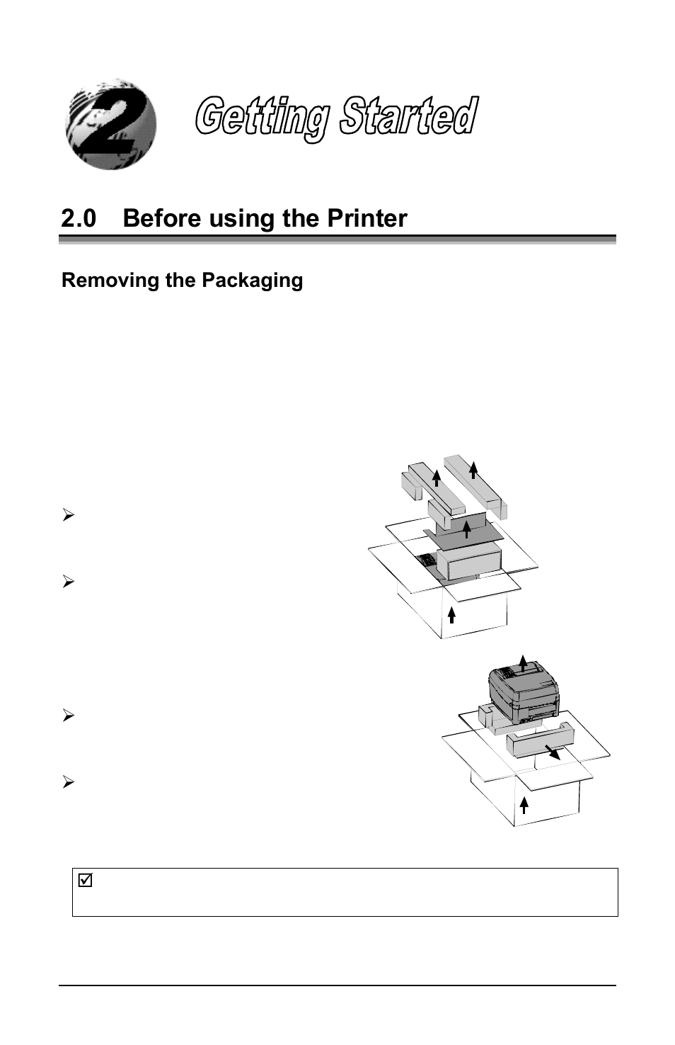 0 before using the printer | Datamax E-Class E-4304 User Manual | Page 15 / 80