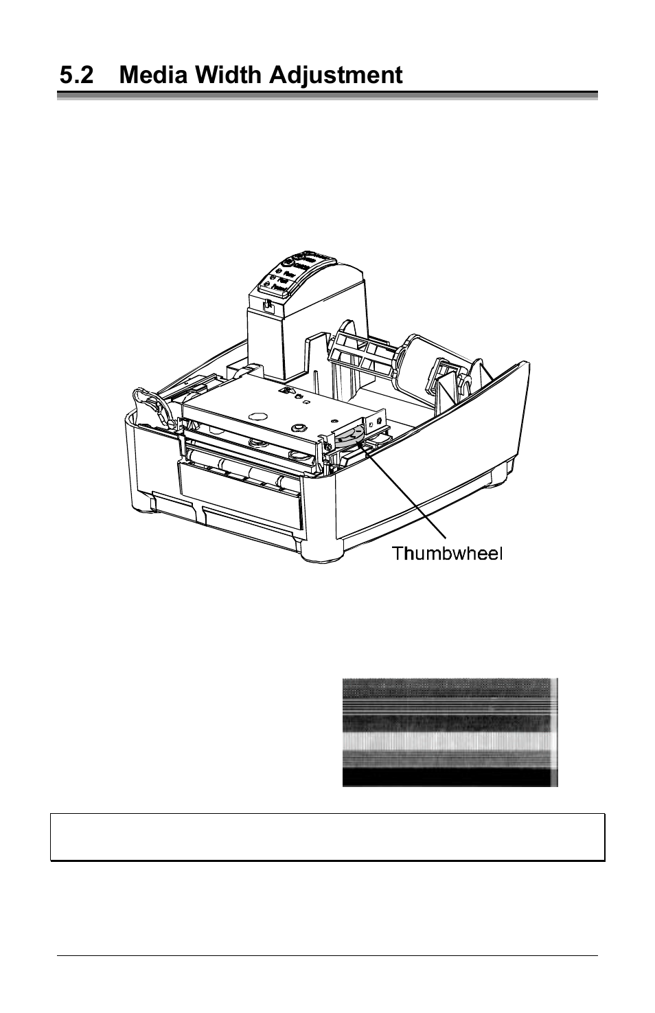 2 media width adjustment | Datamax E-Class E-4304 User Manual | Page 50 / 80