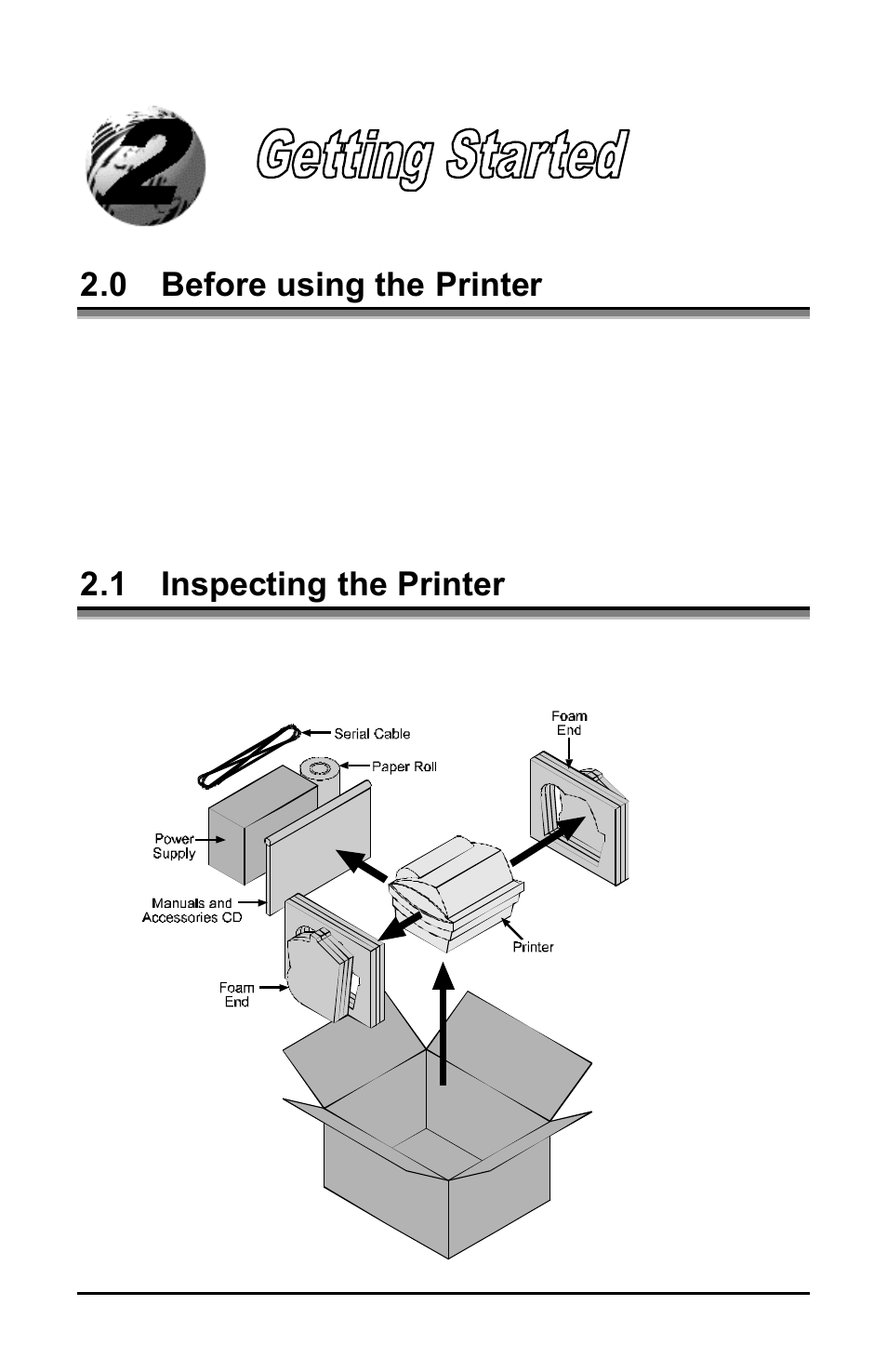 0 before using the printer, 1 inspecting the printer | Datamax E-3202 User Manual | Page 11 / 62