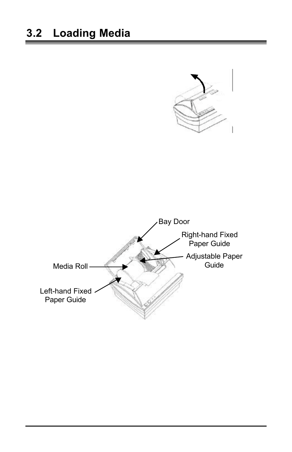 2 loading media | Datamax E-3202 User Manual | Page 14 / 62
