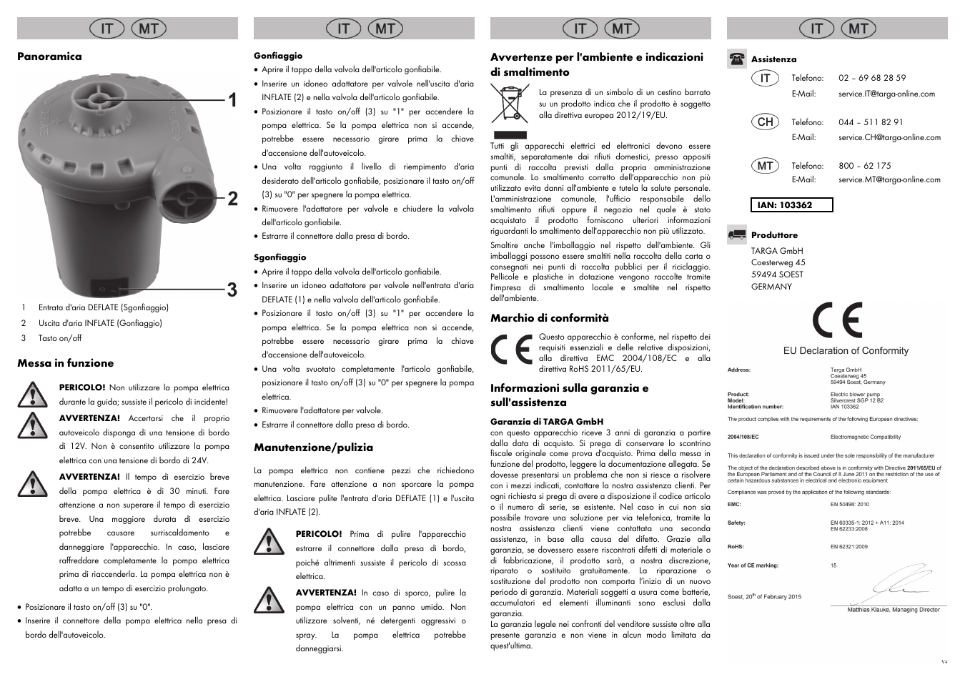 Silvercrest SGP 12 B2 User Manual | Page 4 / 8
