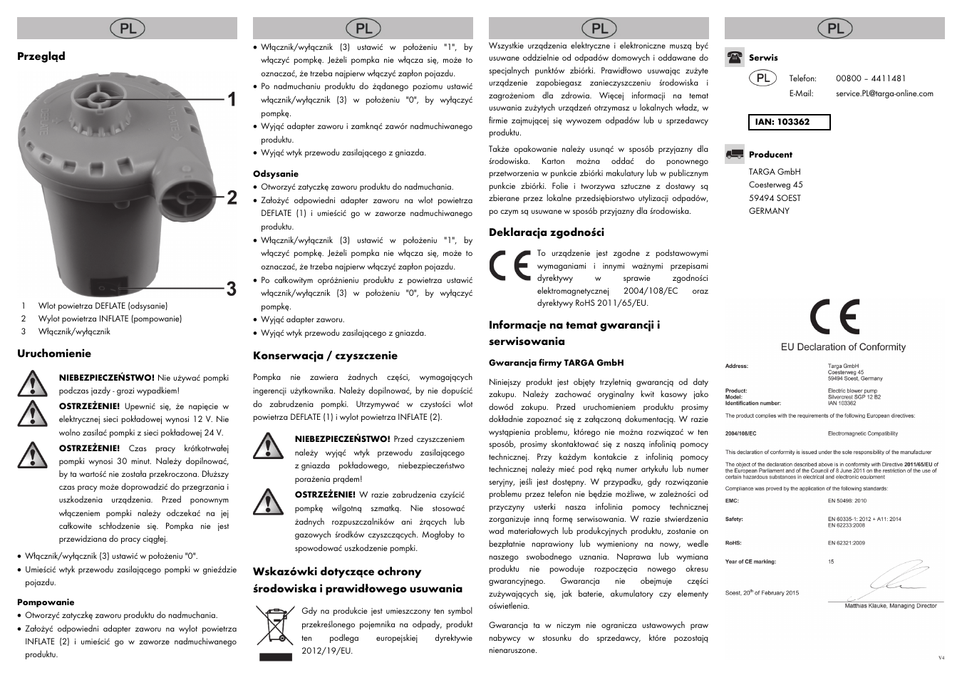 Silvercrest SGP 12 B2 User Manual | Page 4 / 14