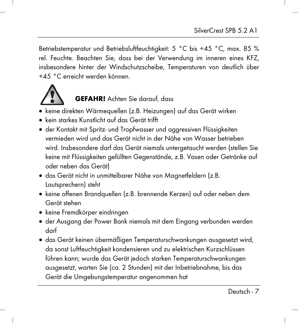 Silvercrest SPB 5.2 A1 User Manual | Page 9 / 76