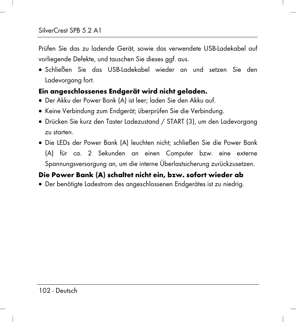 Silvercrest SPB 5.2 A1 User Manual | Page 104 / 108