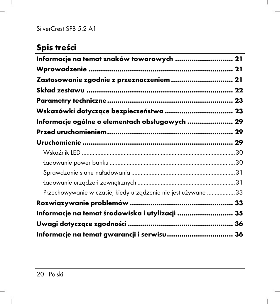 Silvercrest SPB 5.2 A1 User Manual | Page 22 / 108
