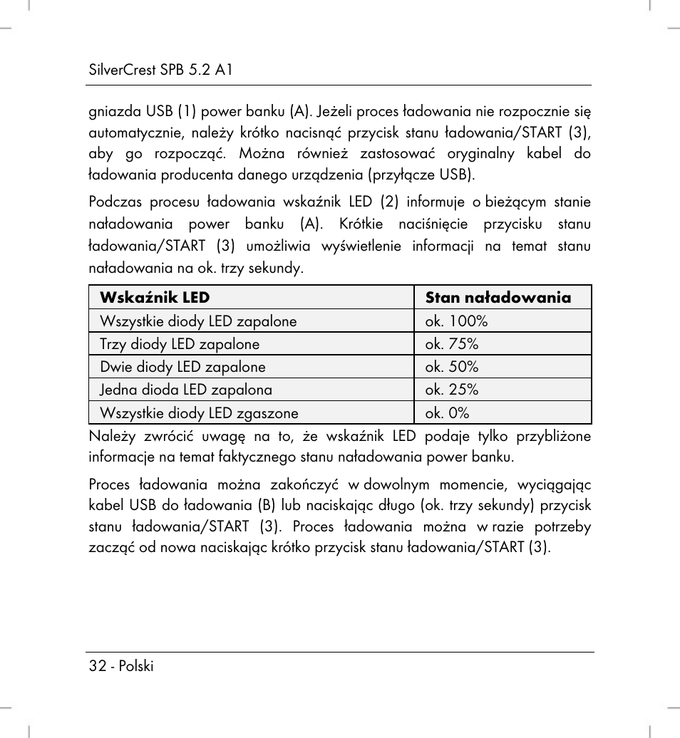 Silvercrest SPB 5.2 A1 User Manual | Page 34 / 108