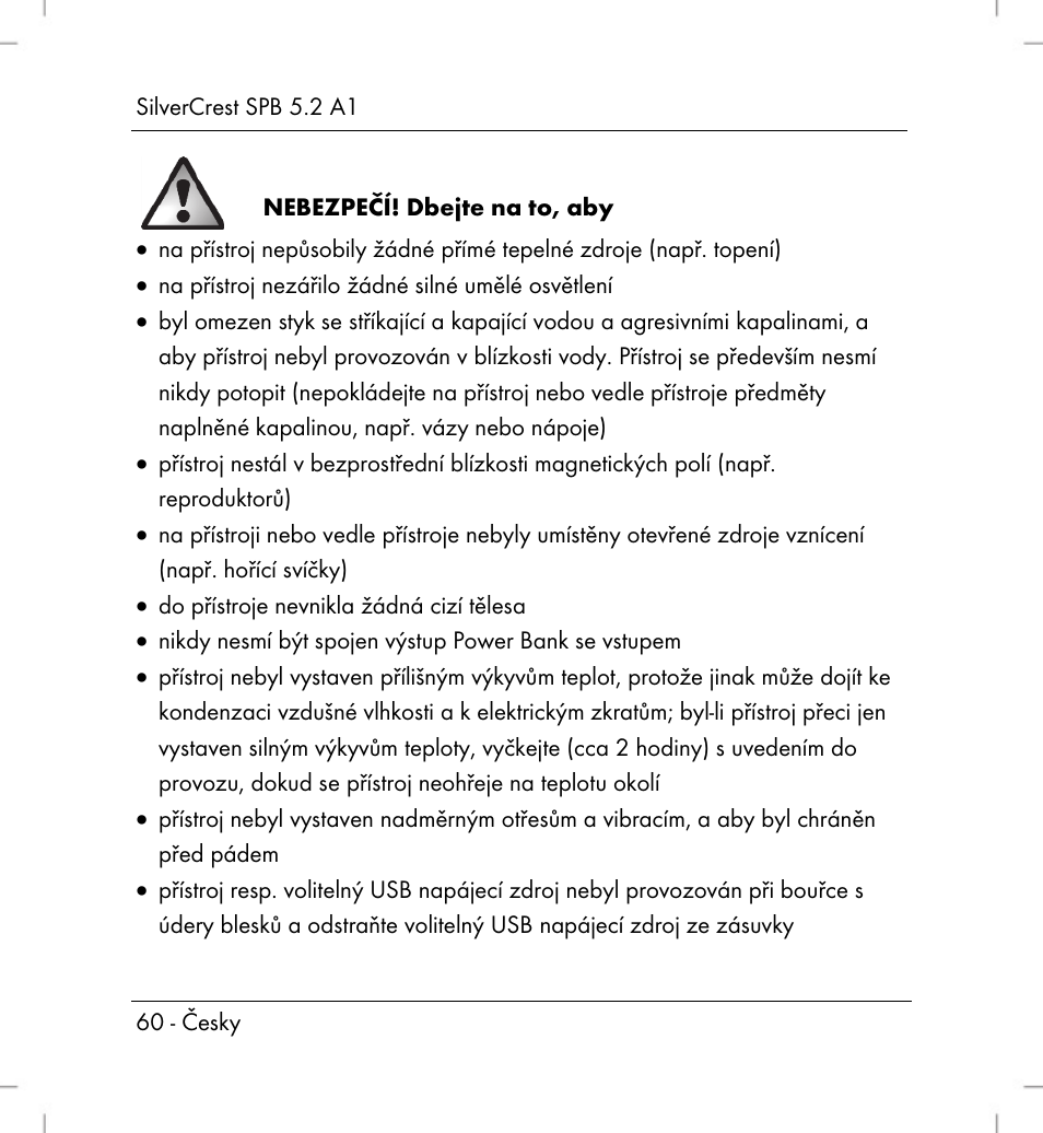 Silvercrest SPB 5.2 A1 User Manual | Page 62 / 108