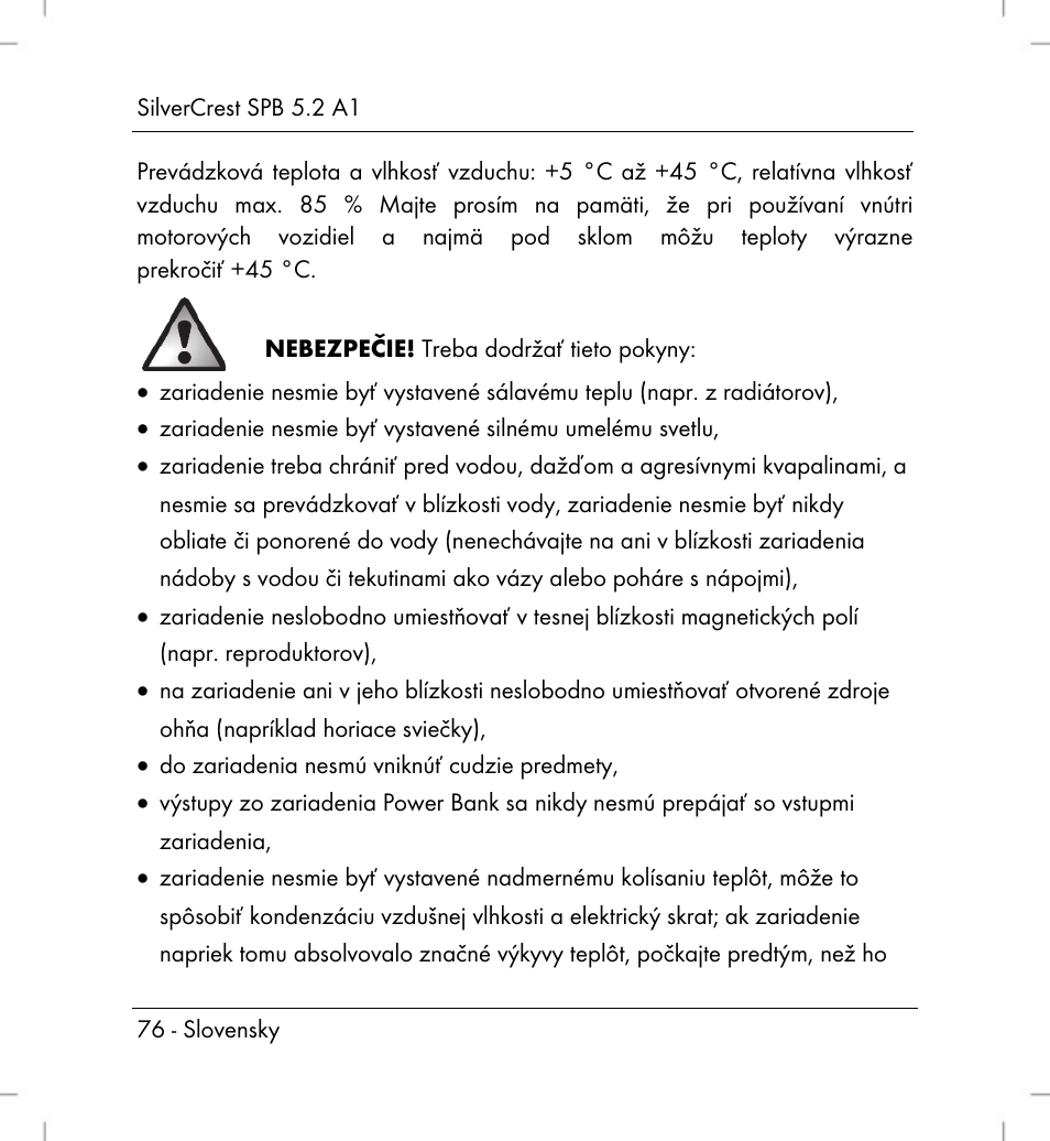 Silvercrest SPB 5.2 A1 User Manual | Page 78 / 108