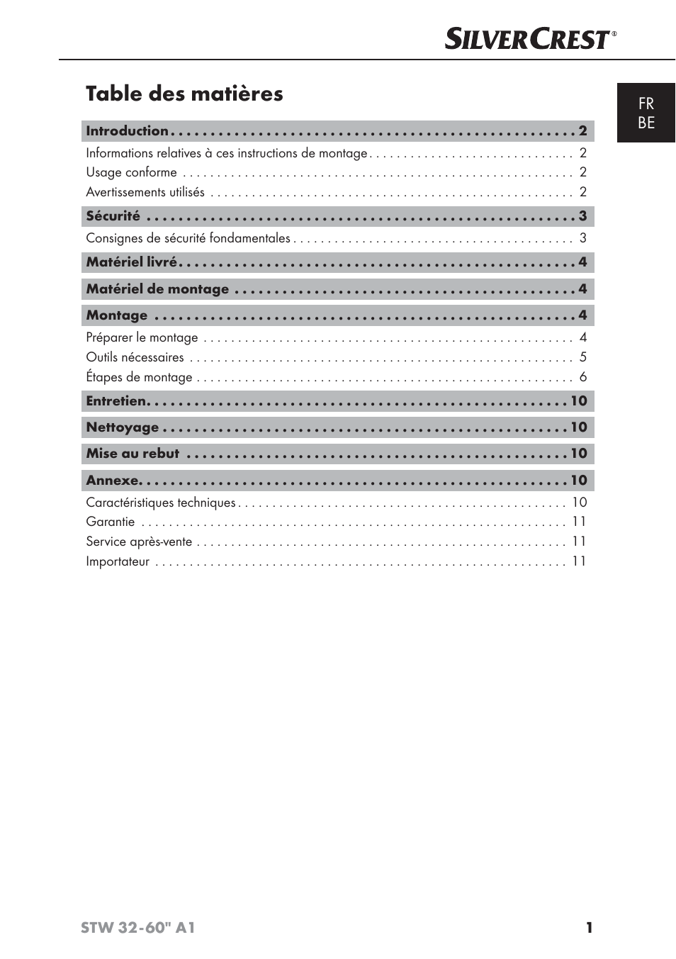 Silvercrest STW 32 - 60 A1 User Manual | Page 3 / 38