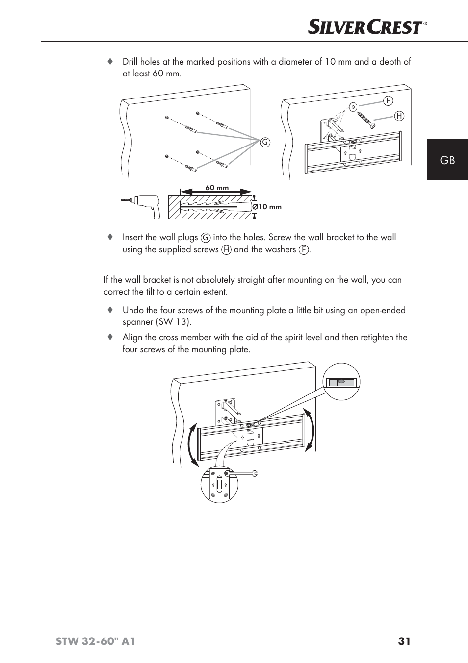 Silvercrest STW 32 - 60 A1 User Manual | Page 33 / 38