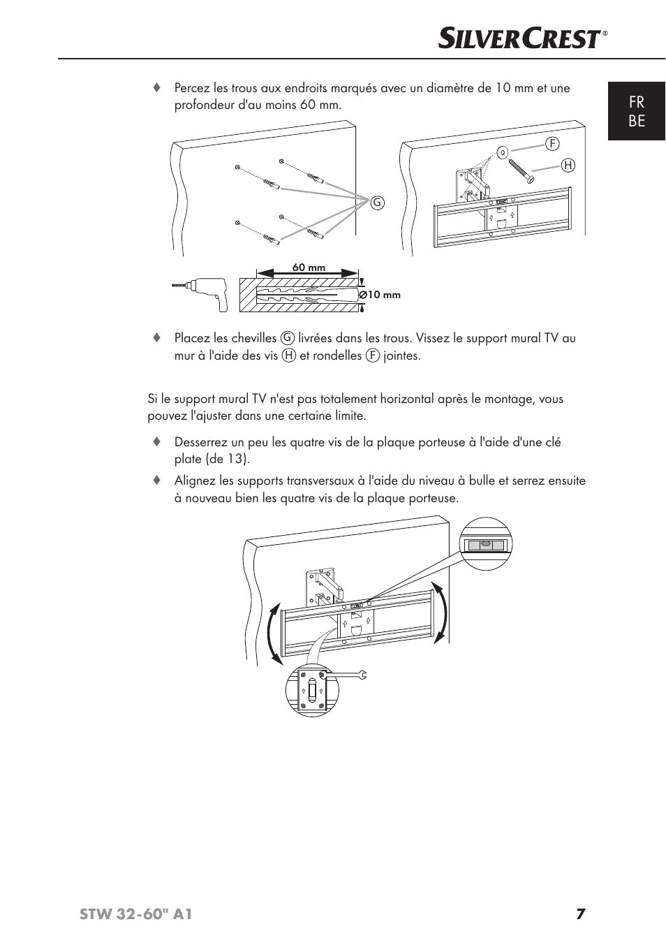 Fr be | Silvercrest STW 32 - 60 A1 User Manual | Page 9 / 38