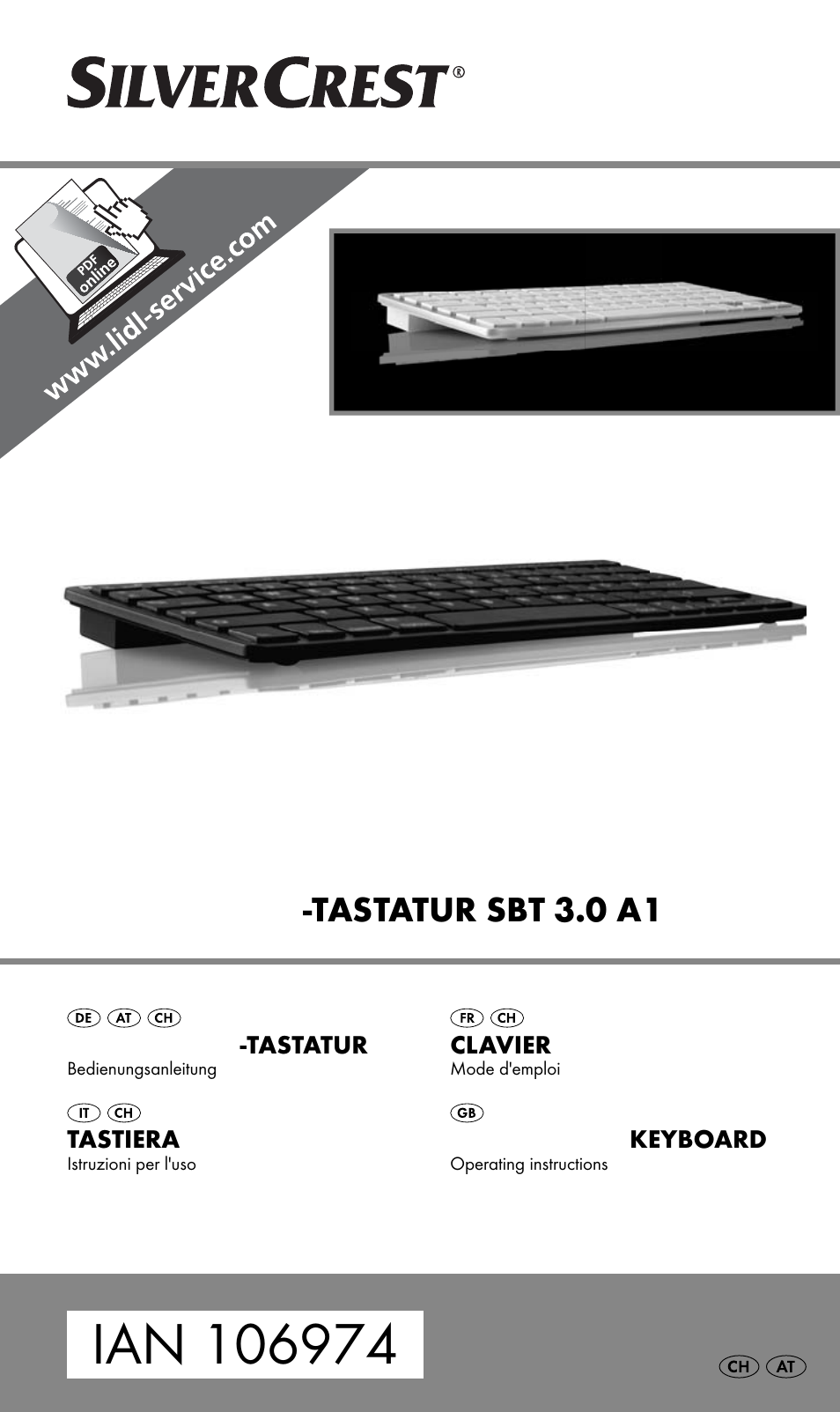 Silvercrest SBT 3.0 A1 User Manual | 67 pages
