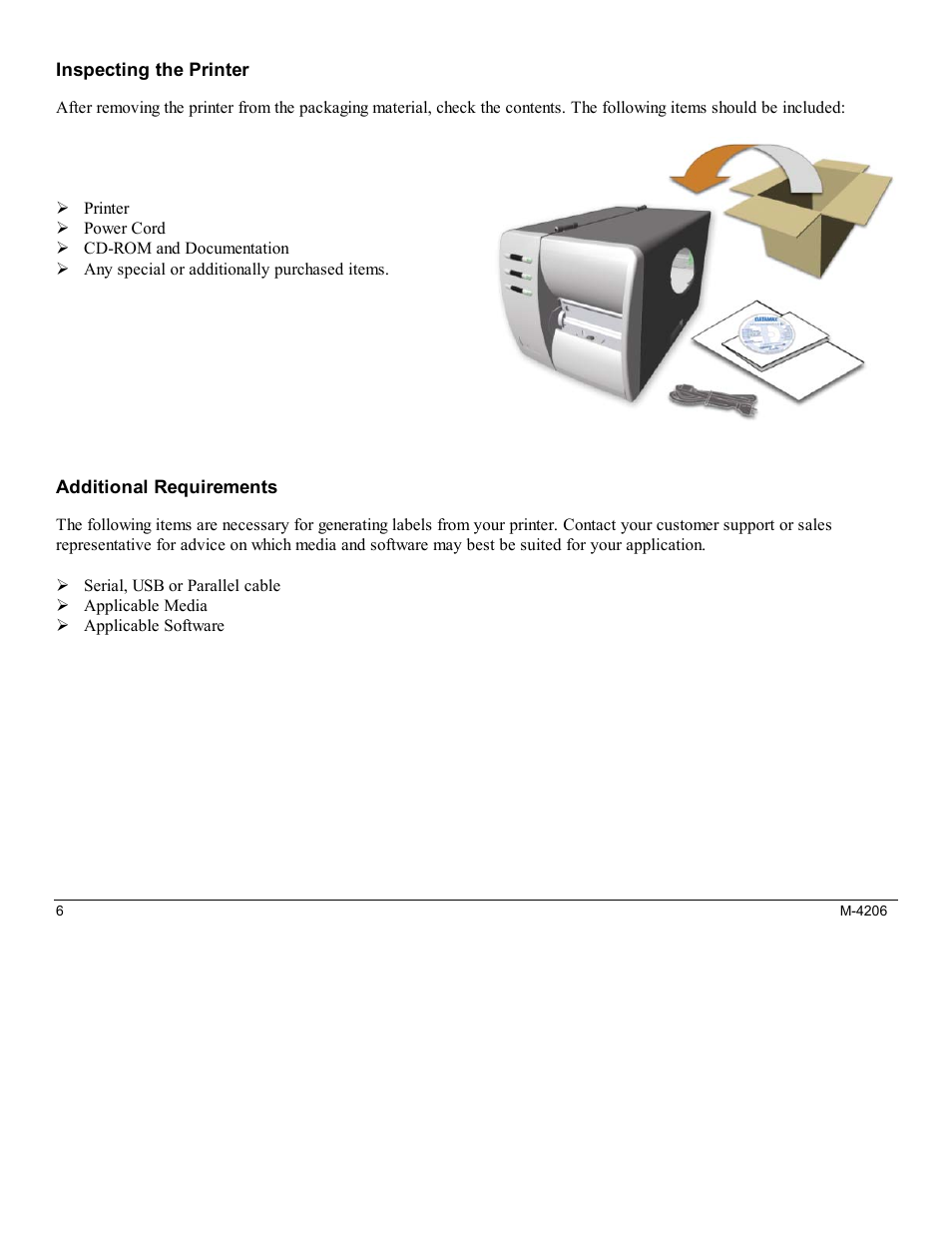 Datamax M-Class Mark II M-4206 User Manual | Page 12 / 76