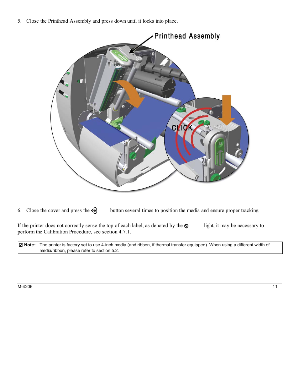 Datamax M-Class Mark II M-4206 User Manual | Page 17 / 76