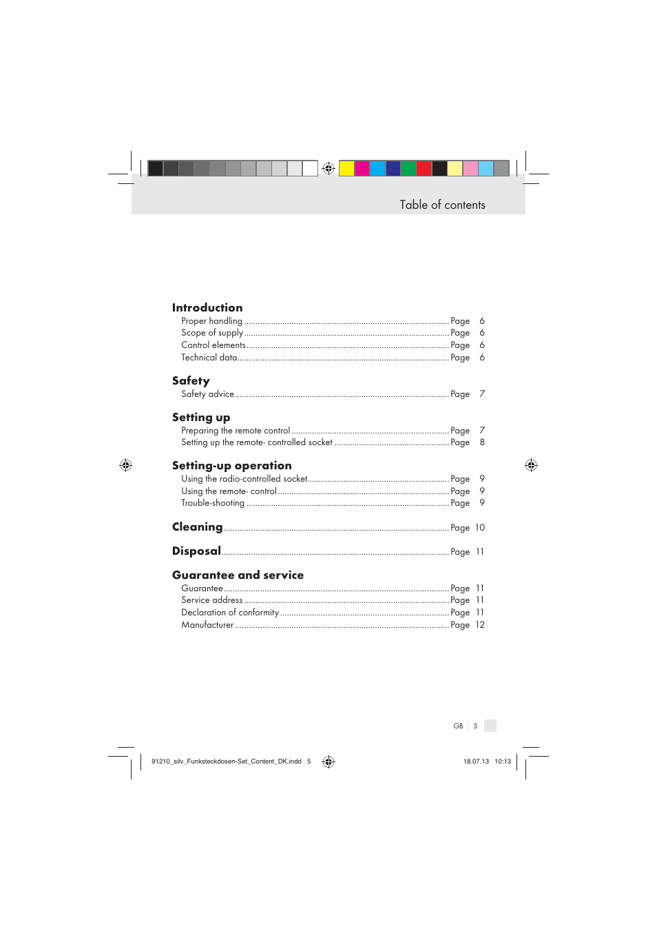 Silvercrest Electrical Sockets User Manual | Page 5 / 21