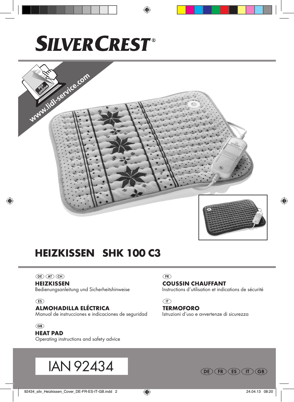 Silvercrest SHK 100 C3 User Manual | 45 pages