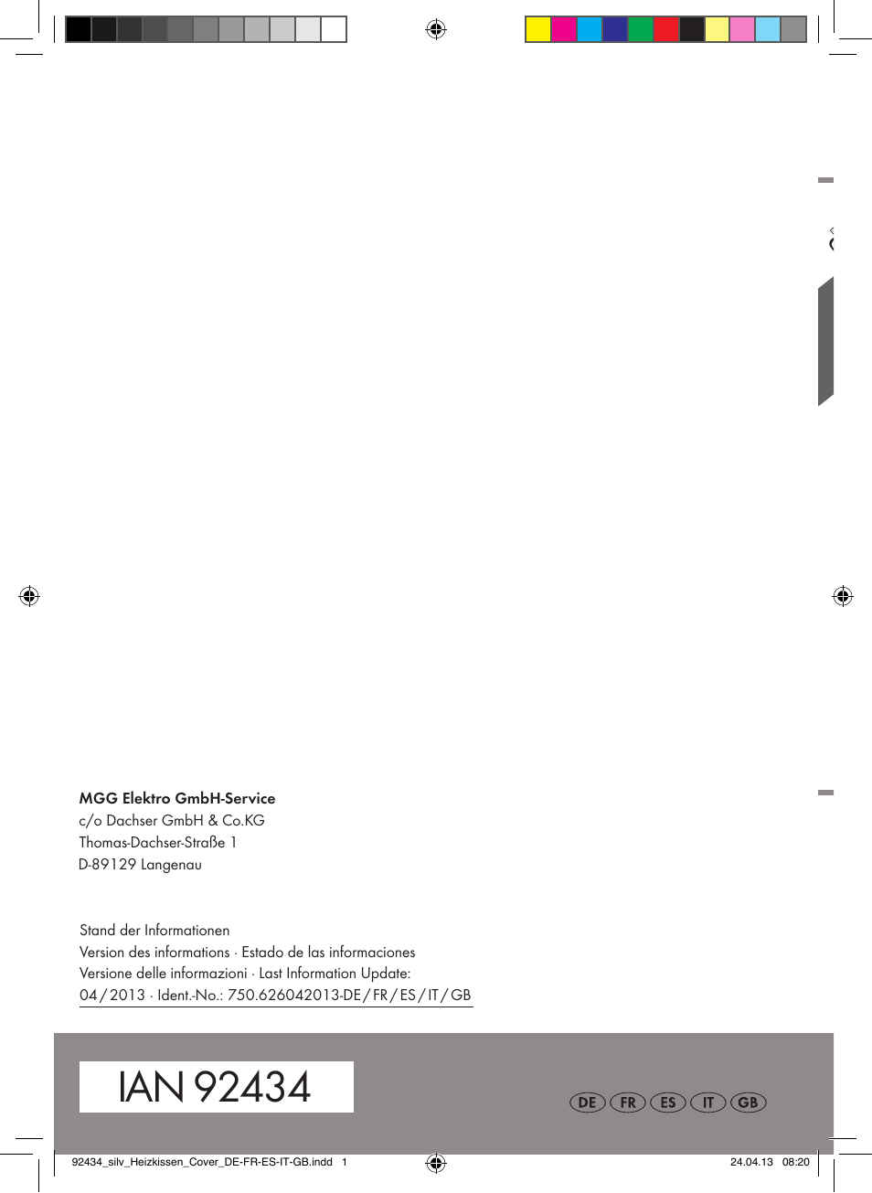 Silvercrest SHK 100 C3 User Manual | Page 45 / 45
