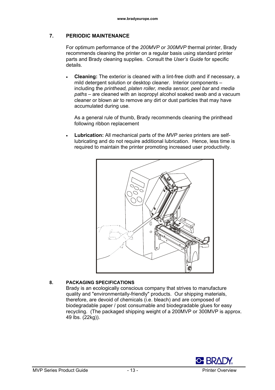 Datamax 200MVP User Manual | Page 13 / 30