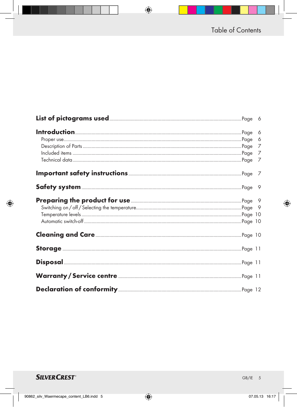 Silvercrest SWC 100 A1 User Manual | Page 5 / 13