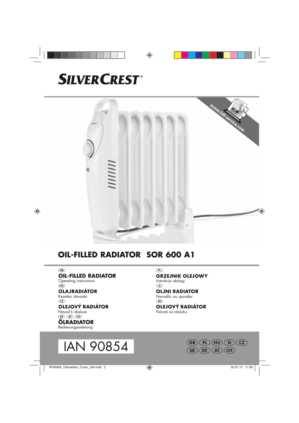 Silvercrest SOR 600 A1 User Manual | 62 pages