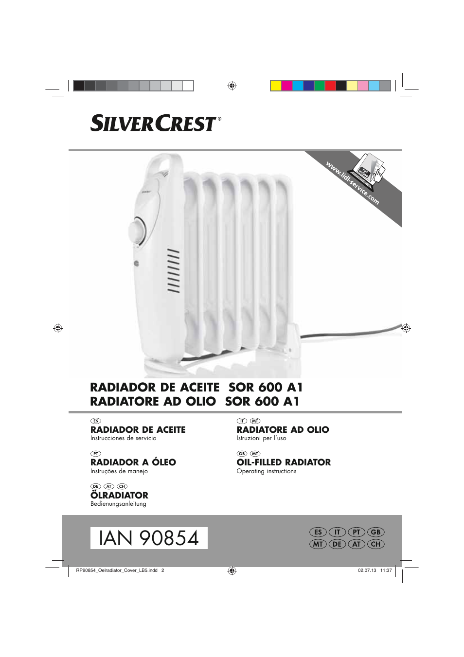 Silvercrest SOR 600 A1 User Manual | 50 pages