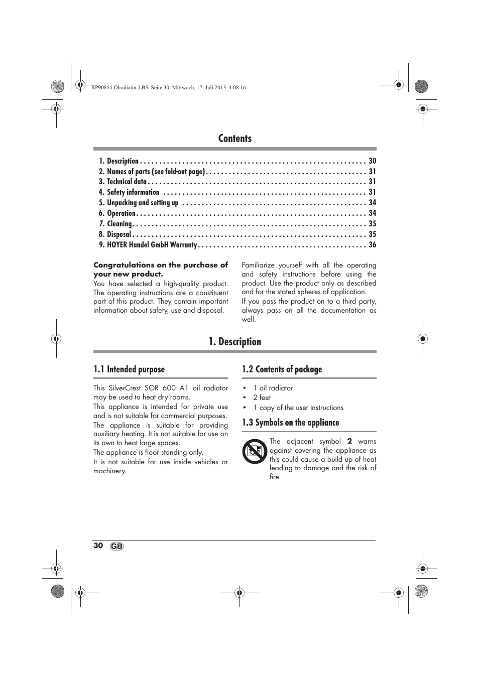 Silvercrest SOR 600 A1 User Manual | Page 32 / 50