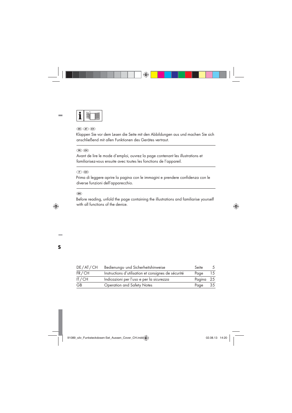 Silvercrest WIRELESS SOCKET SET User Manual | Page 2 / 45