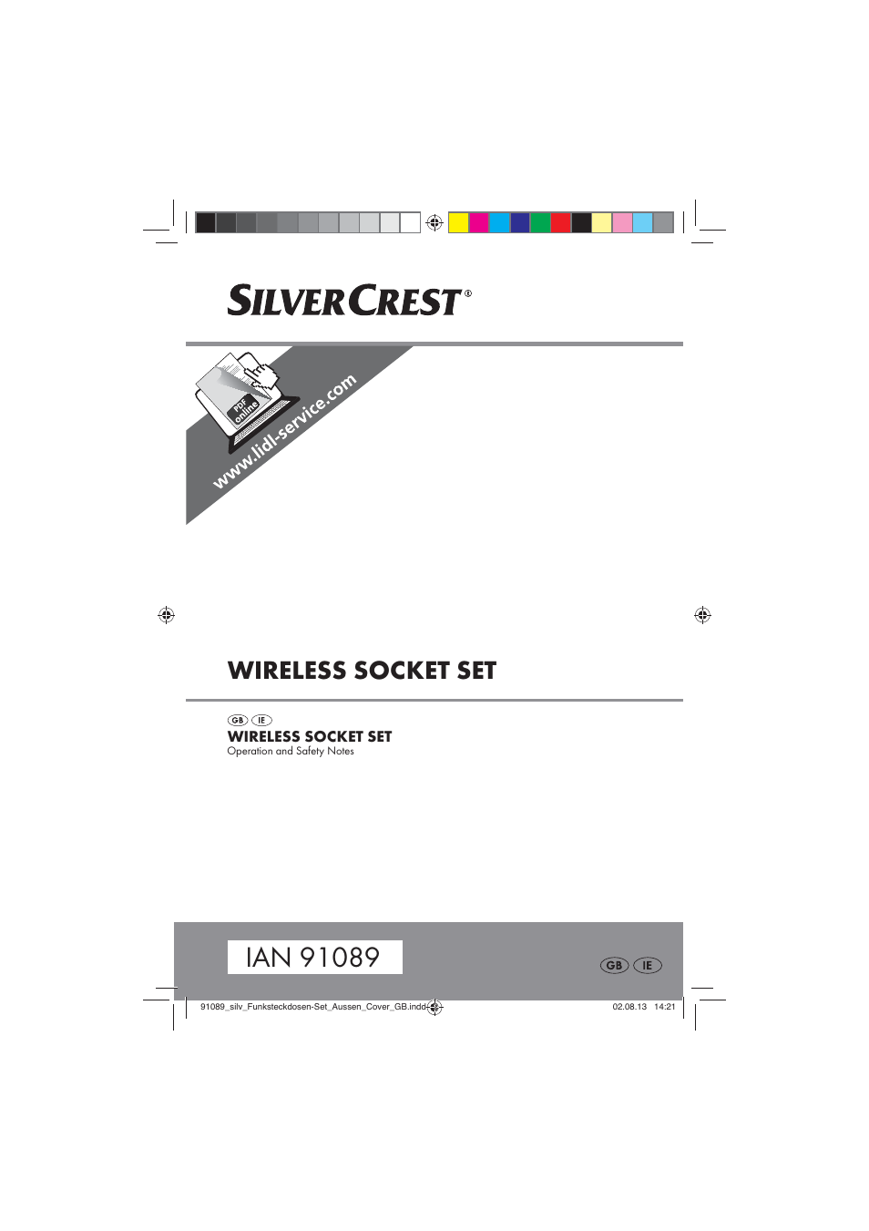 Silvercrest WIRELESS SOCKET SET User Manual | 17 pages