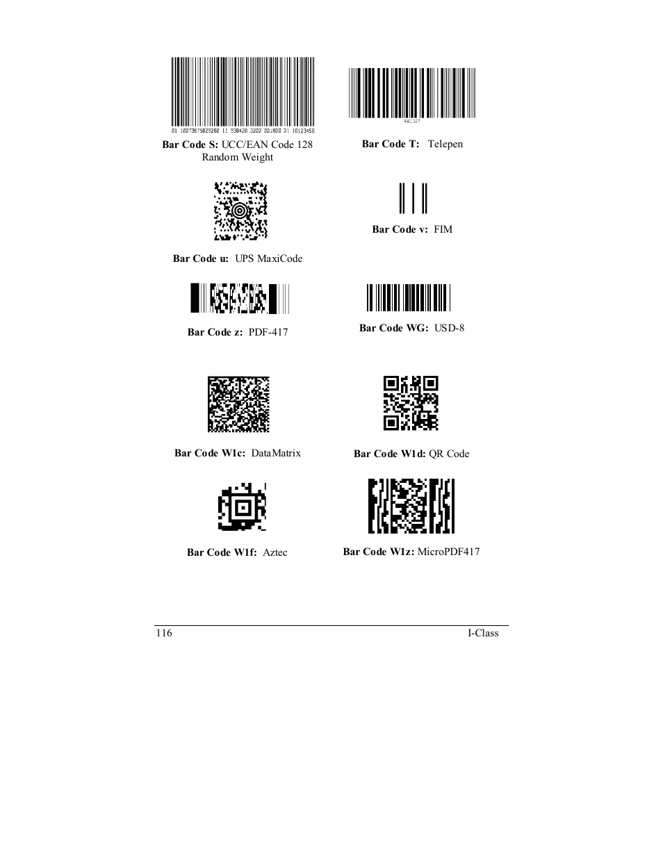 Datamax I-4208 User Manual | Page 126 / 146