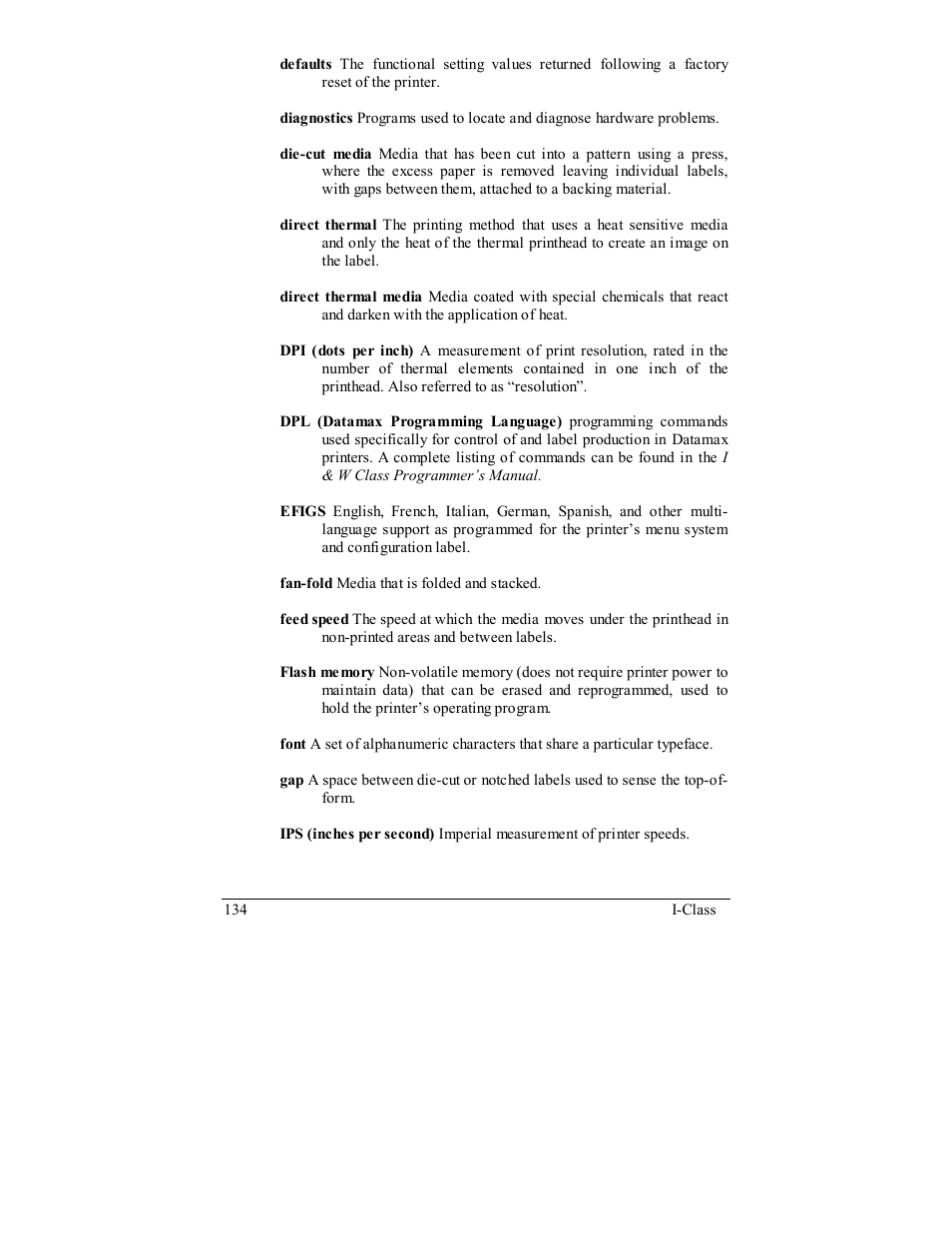 Datamax I-4208 User Manual | Page 144 / 146