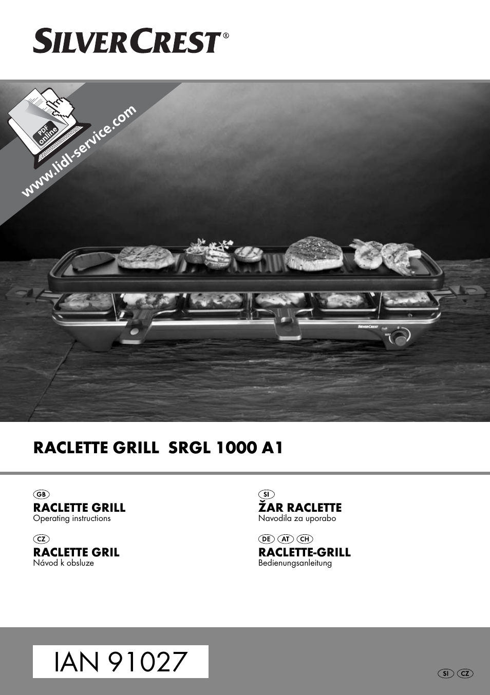 Silvercrest SRGL 1000 A1 User Manual | 43 pages