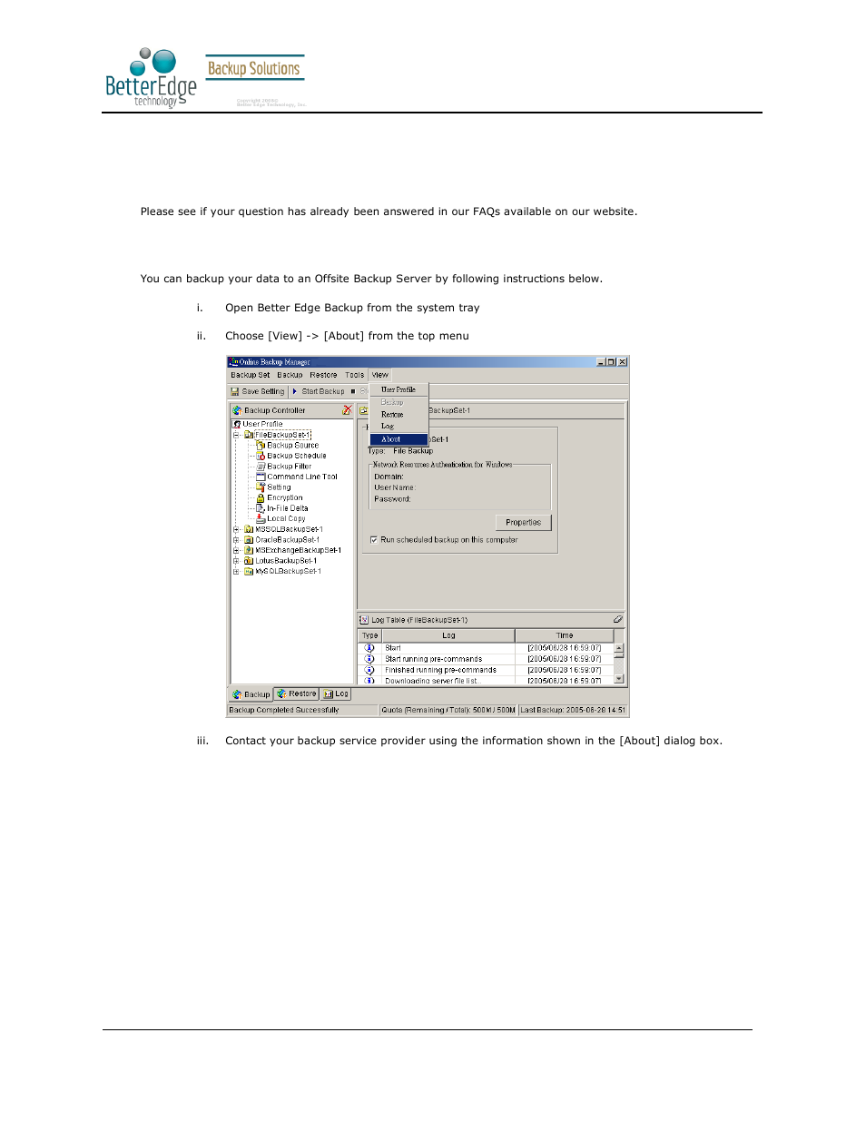 18 further information, 1 faqs, 2 contact us | Better edge backup v5.2 | Deonet Backup Solutions 5.2.7.0 User Manual | Page 121 / 121