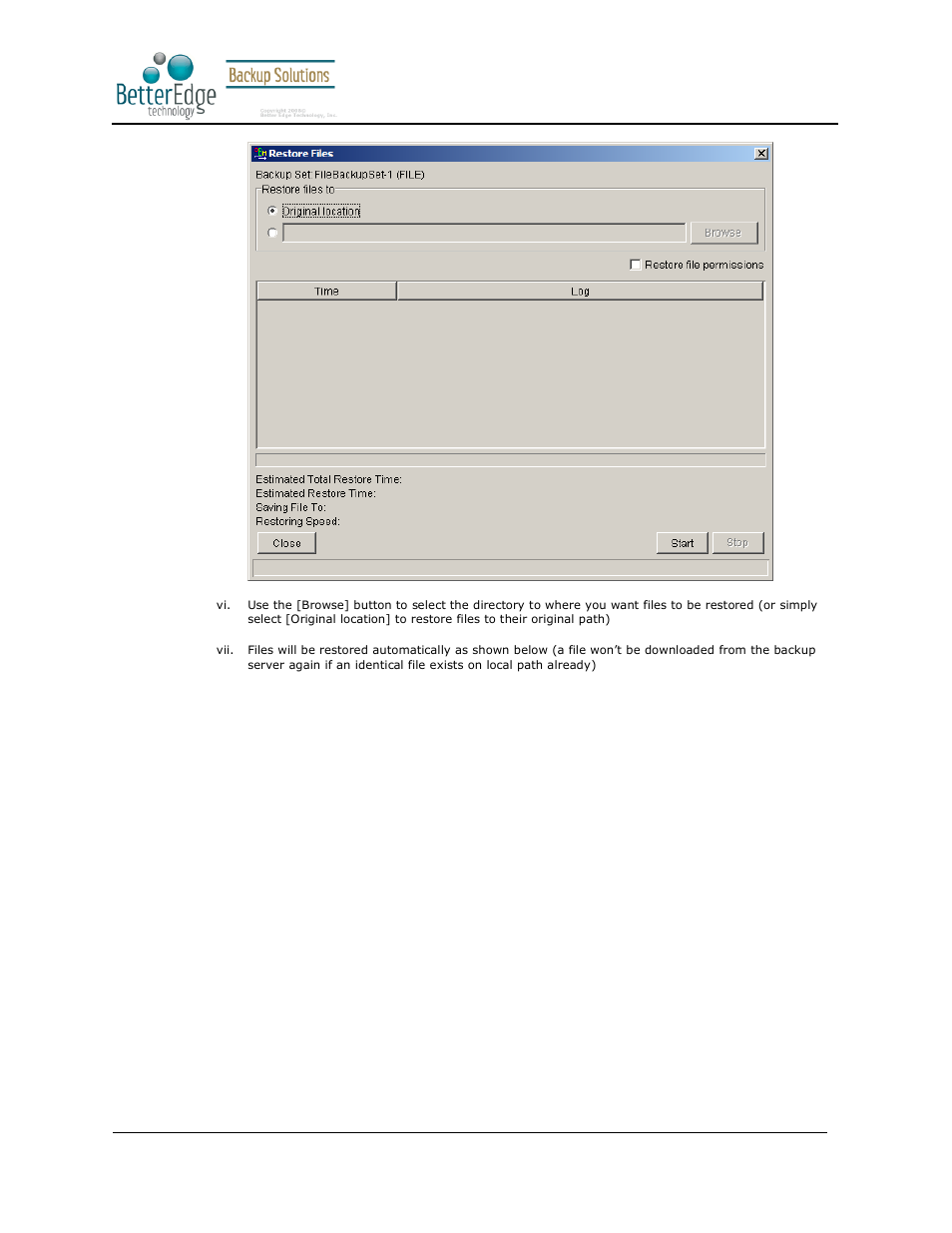 Better edge backup v5.2 | Deonet Backup Solutions 5.2.7.0 User Manual | Page 45 / 121