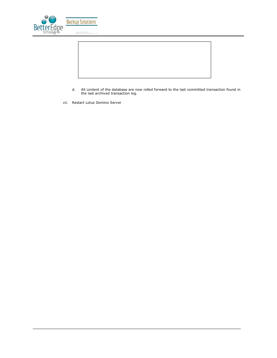 Better edge backup v5.2 | Deonet Backup Solutions 5.2.7.0 User Manual | Page 80 / 121
