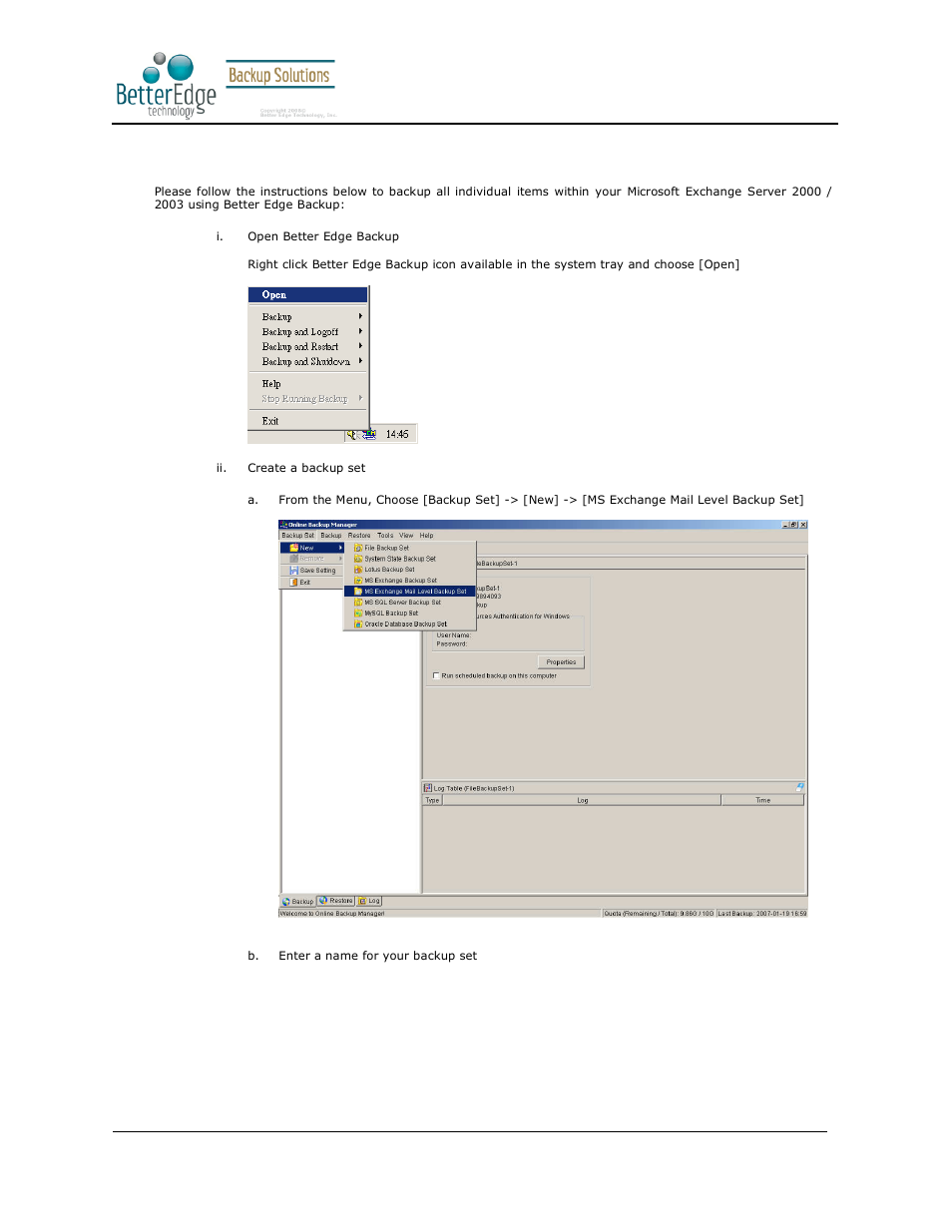 4 how to backup individual brick level backup, Better edge backup v5.2 | Deonet Backup Solutions 5.2.7.0 User Manual | Page 96 / 121