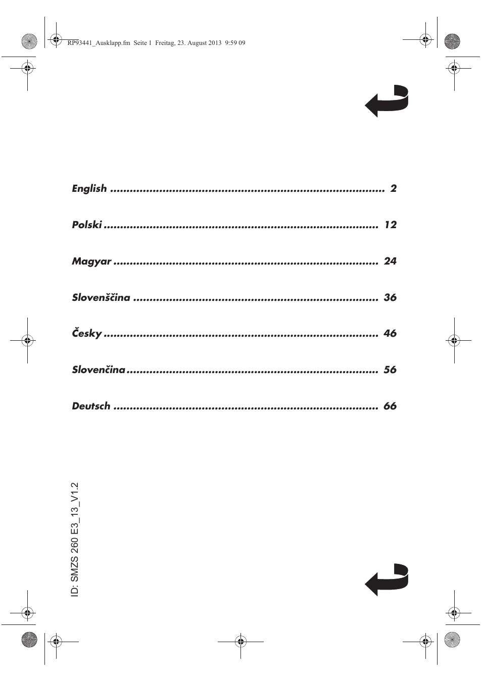 Silvercrest SMZS 260 E3 User Manual | Page 2 / 78