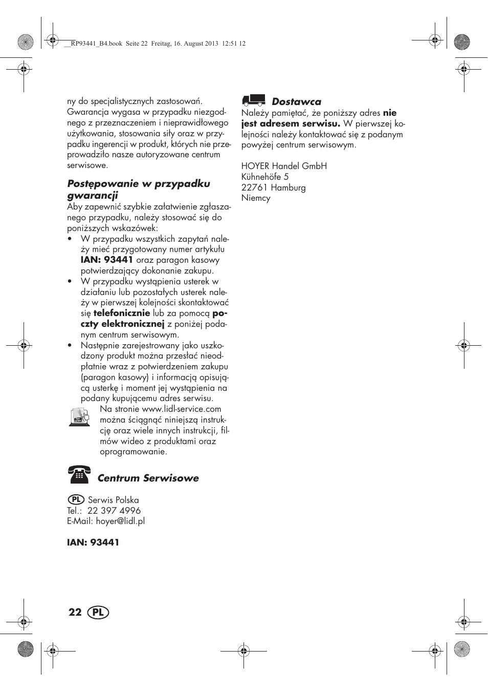 Silvercrest SMZS 260 E3 User Manual | Page 24 / 78
