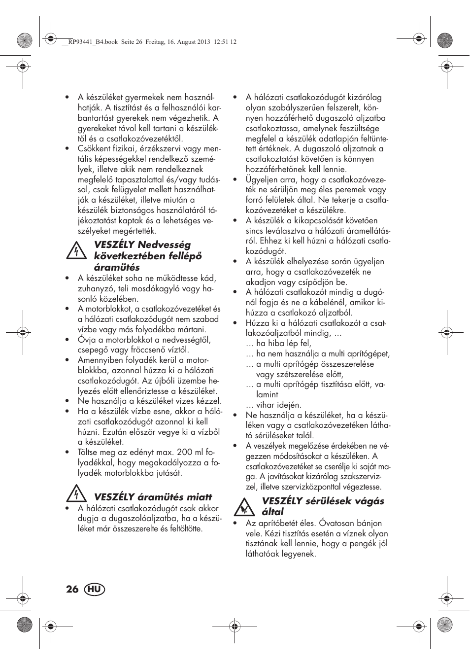 Silvercrest SMZS 260 E3 User Manual | Page 28 / 78