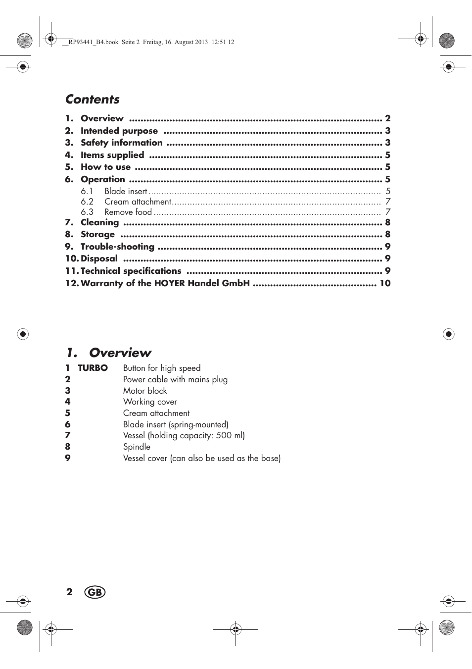 Silvercrest SMZS 260 E3 User Manual | Page 4 / 78