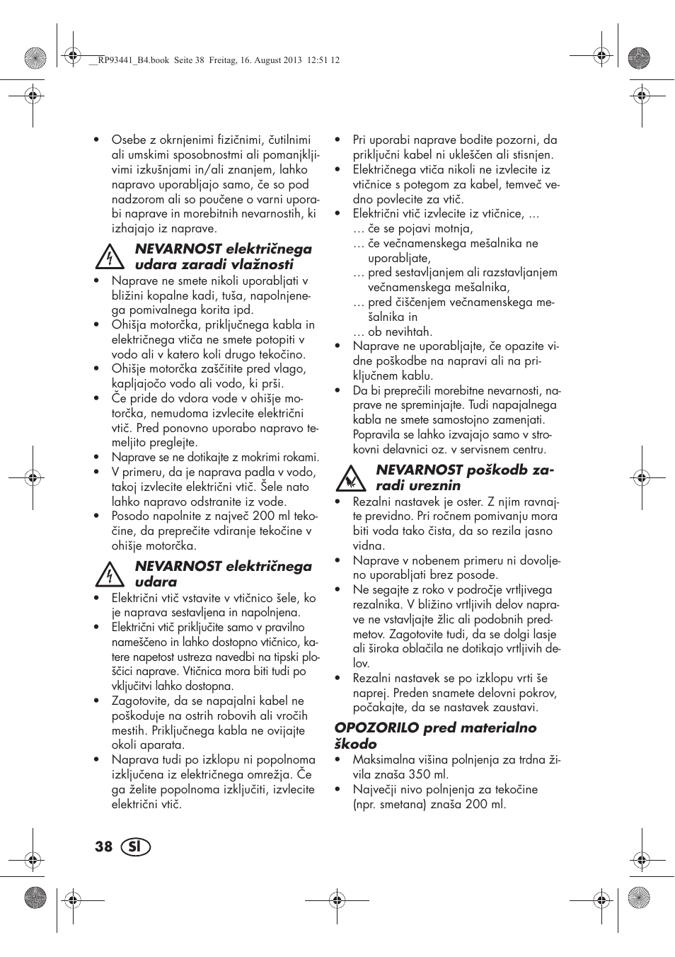 Silvercrest SMZS 260 E3 User Manual | Page 40 / 78