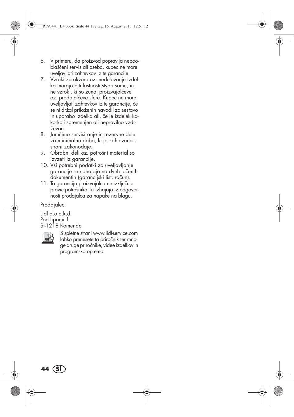 Silvercrest SMZS 260 E3 User Manual | Page 46 / 78