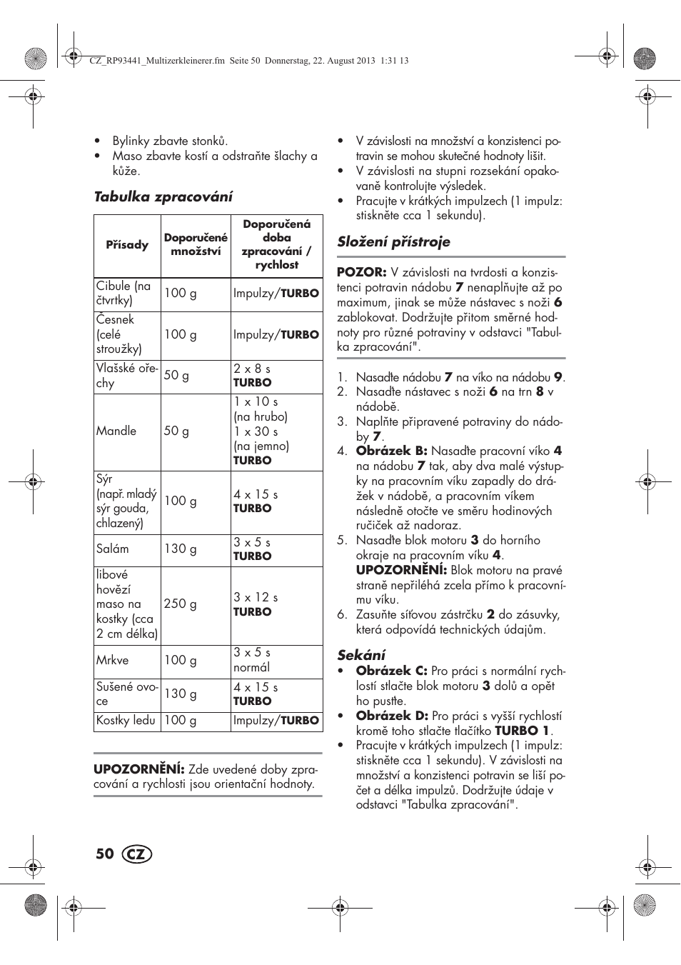 Silvercrest SMZS 260 E3 User Manual | Page 52 / 78
