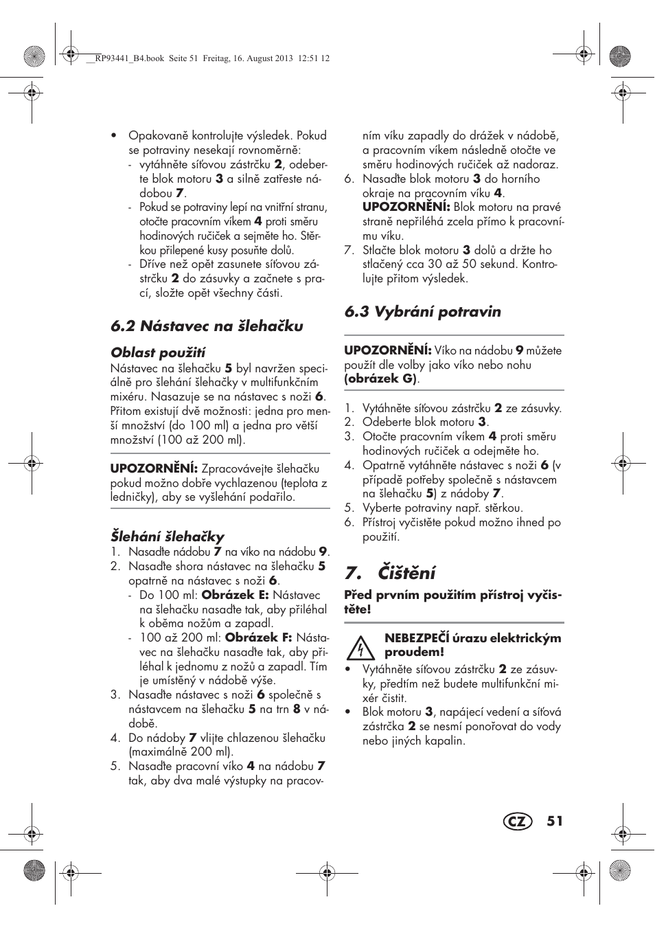 ištní | Silvercrest SMZS 260 E3 User Manual | Page 53 / 78