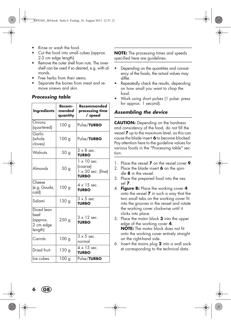 Silvercrest SMZS 260 E3 User Manual | Page 8 / 78
