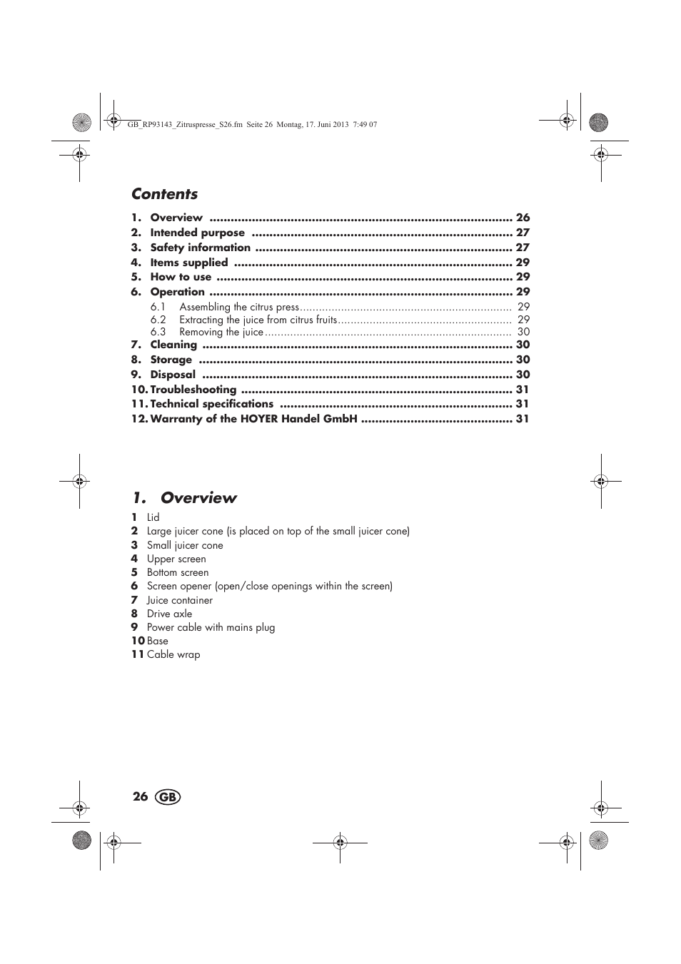 Silvercrest SZP 25 B1 User Manual | Page 28 / 38