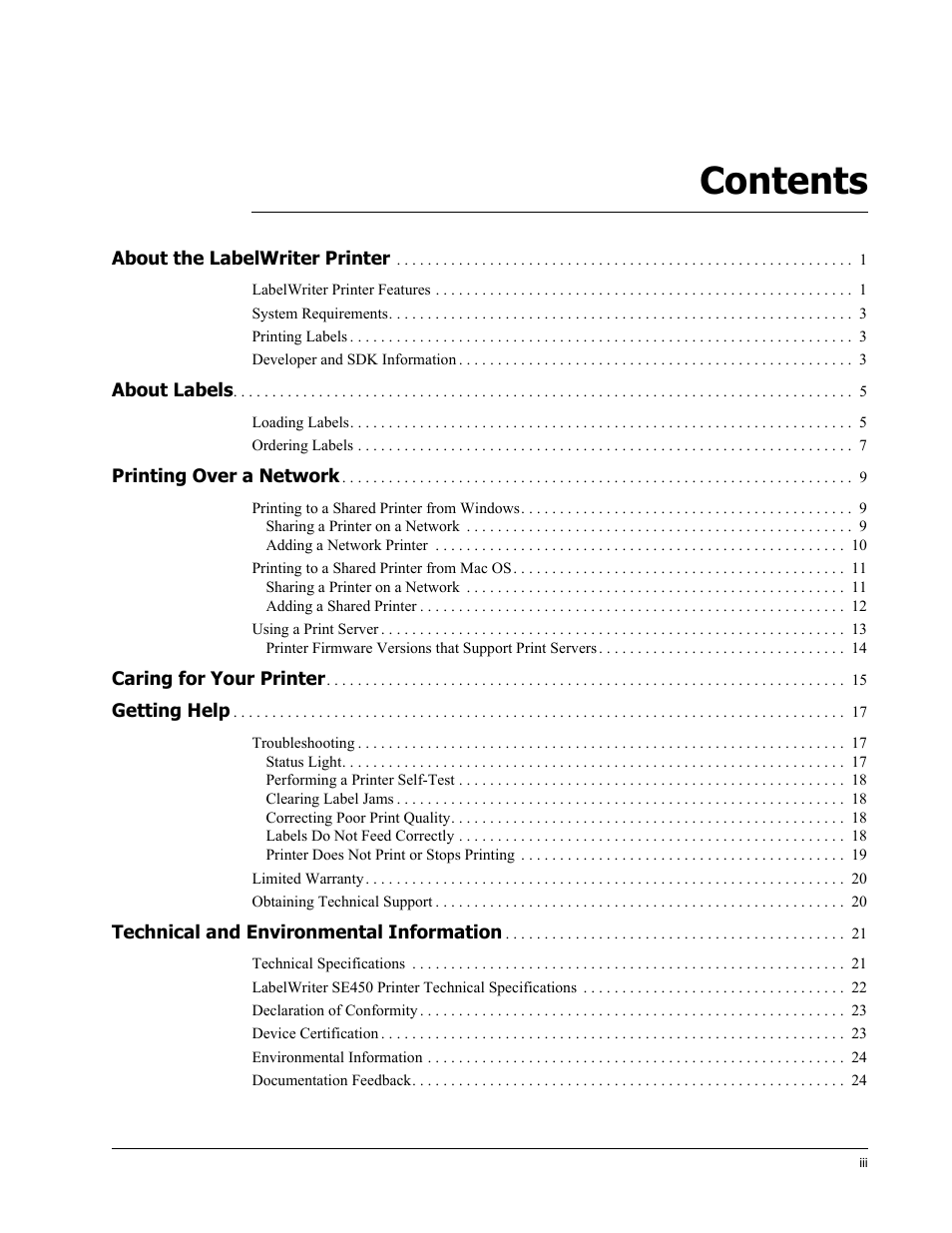 Dymo 450 DUO User Manual | Page 3 / 28