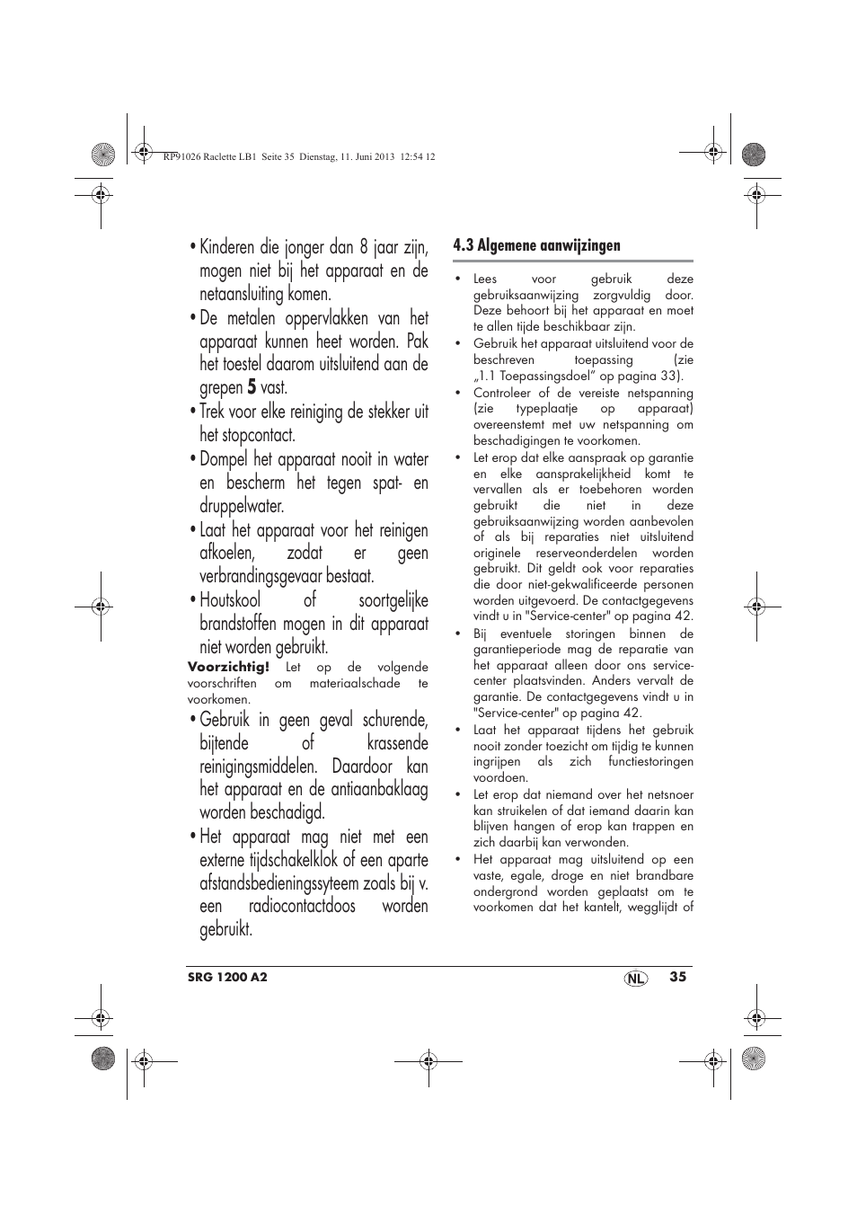 Silvercrest SRG 1200 A2 User Manual | Page 37 / 54