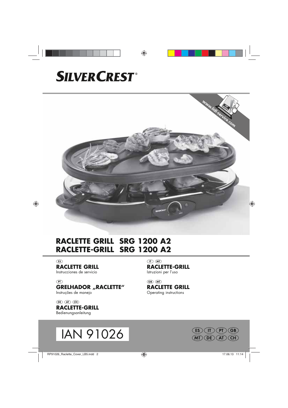 Silvercrest SRG 1200 A2 User Manual | 54 pages