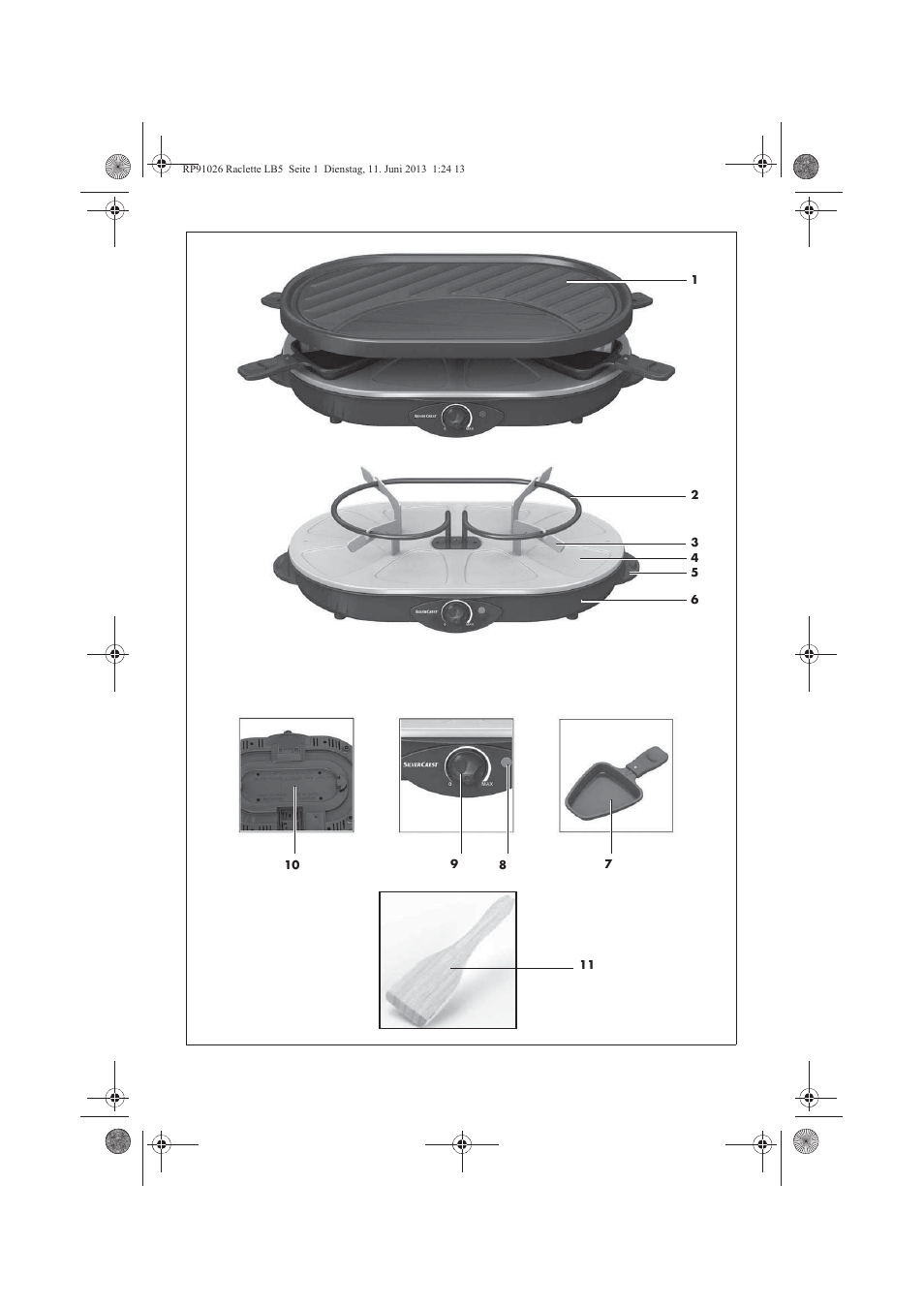 Silvercrest SRG 1200 A2 User Manual | Page 3 / 54