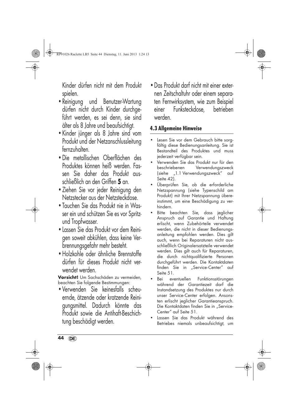 Silvercrest SRG 1200 A2 User Manual | Page 46 / 54